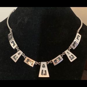 Vintage sterling silver Mexican necklace